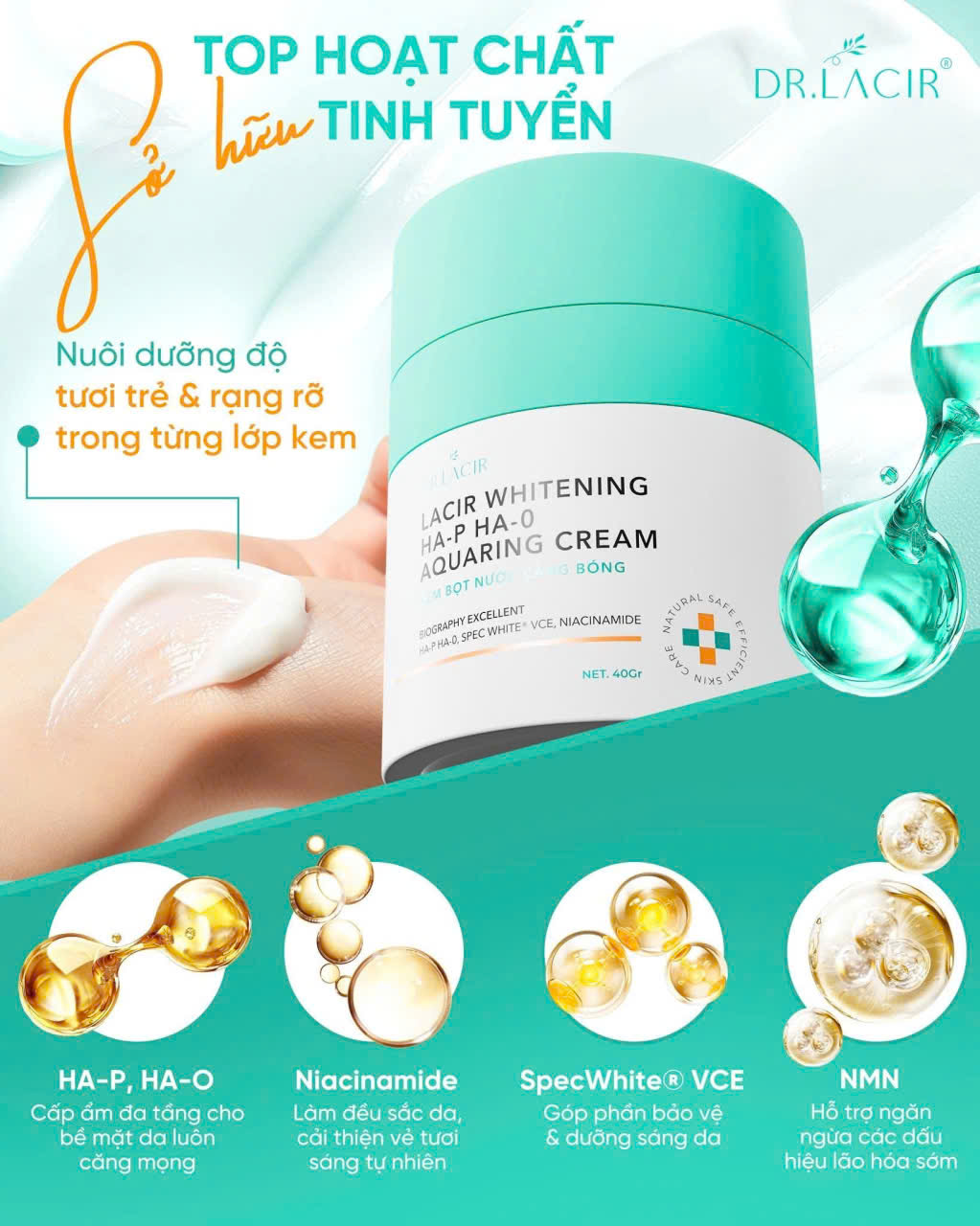 Kem dưỡng da ban đêm Dr Lacir