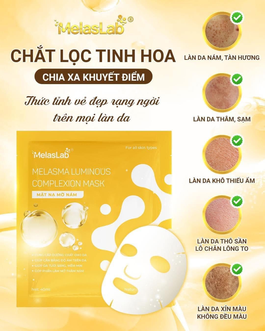 Mặt nạ mờ nám Melaslab