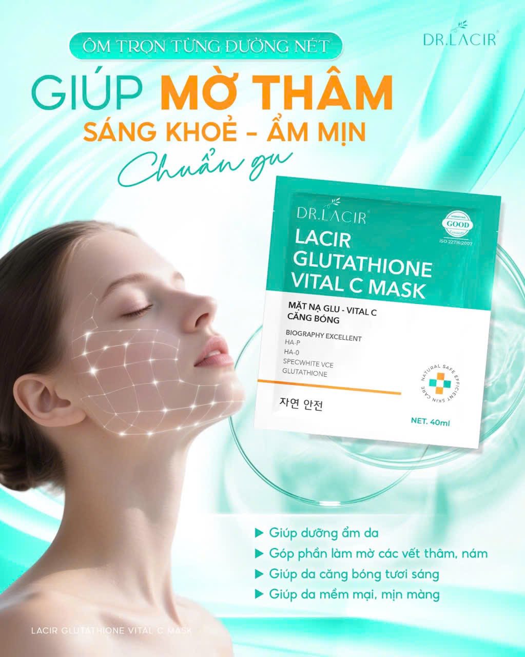 Mặt nạ thủy tinh Dr Lacir