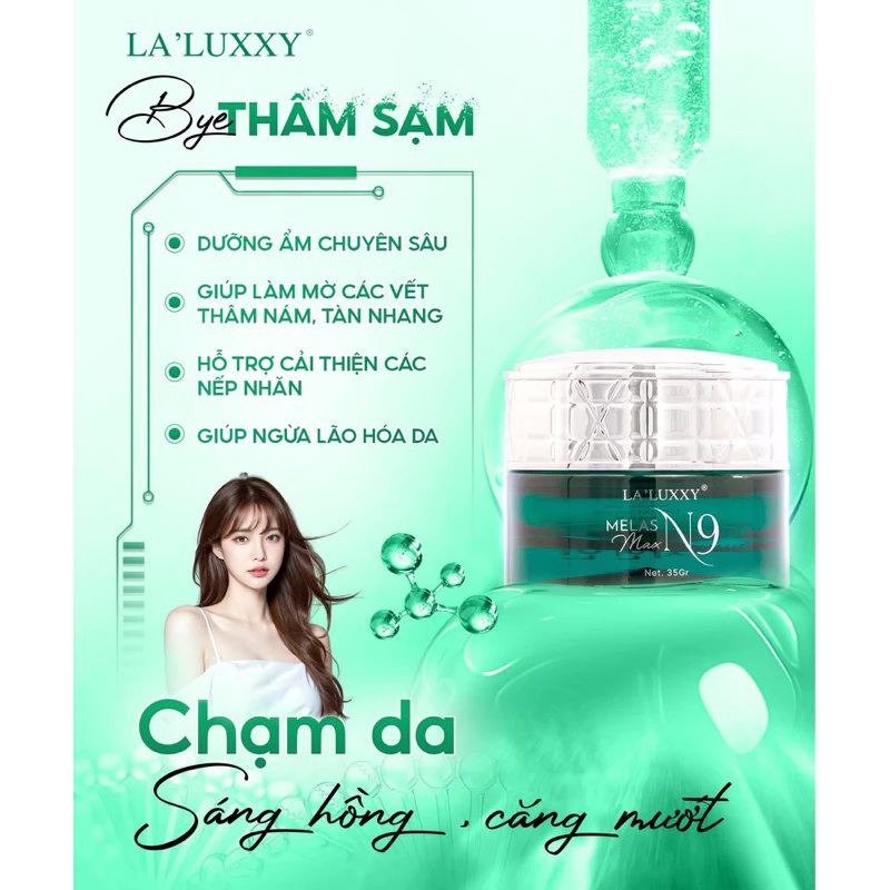 Kem nám ban đêm Melasmax N9 La'Luxxy Dr Lacir