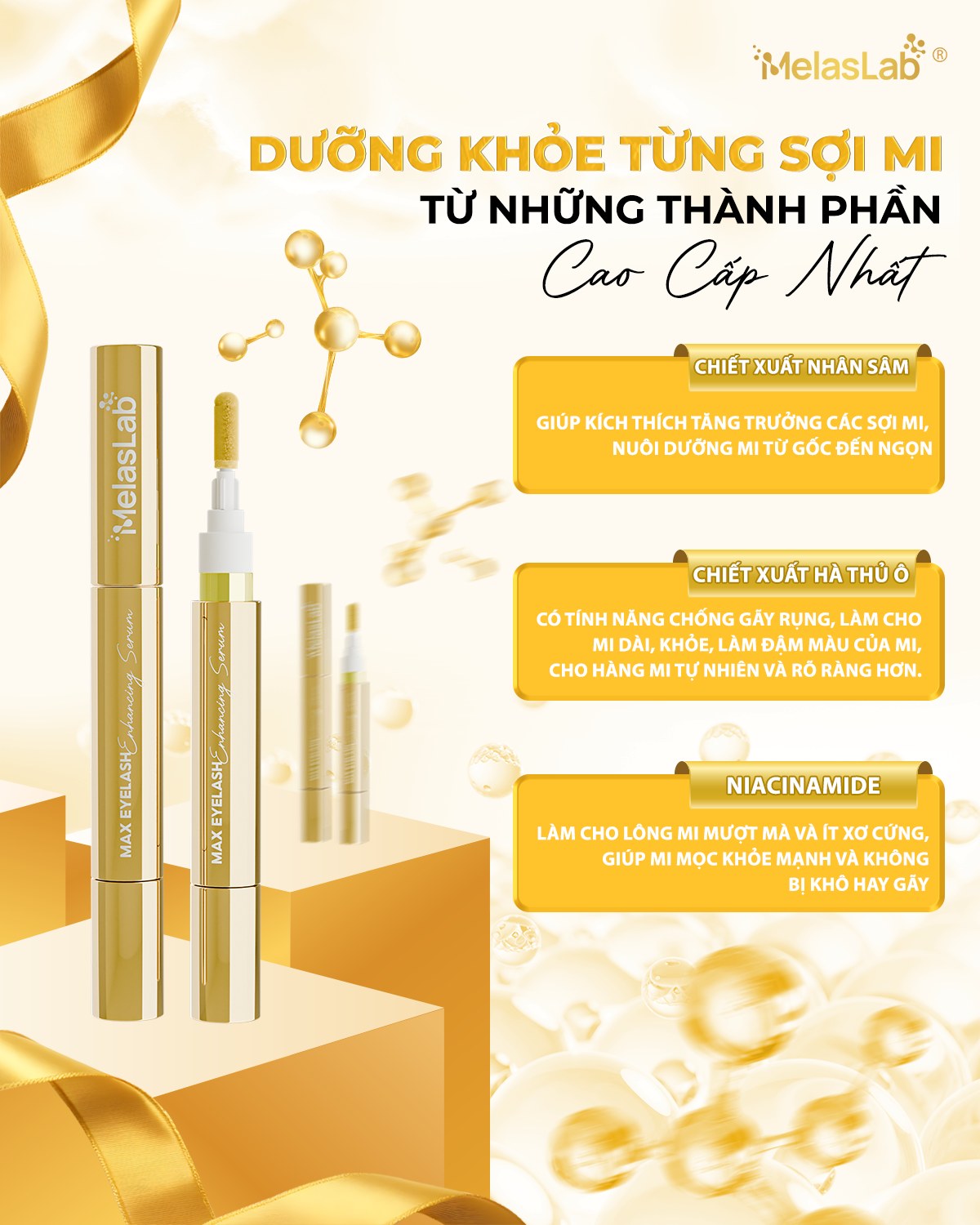 Serum dưỡng mi Melaslab