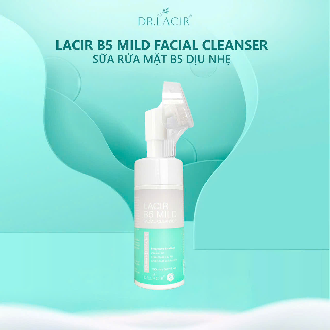 Sữa rửa mặt dịu nhẹ Dr Lacir Cleanser