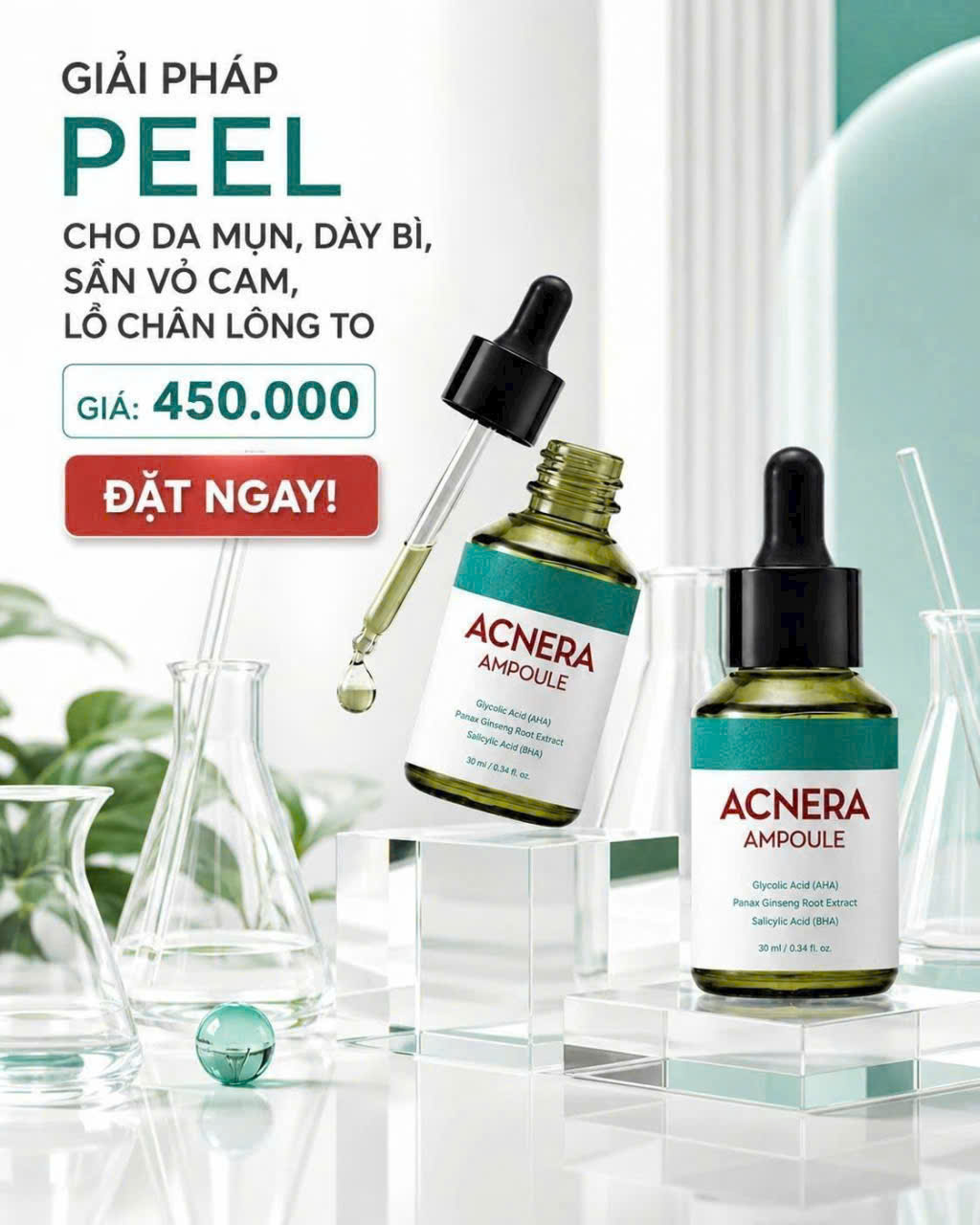 Serum tái tạo mụn nhân sâm đen Vita Dr Lacir