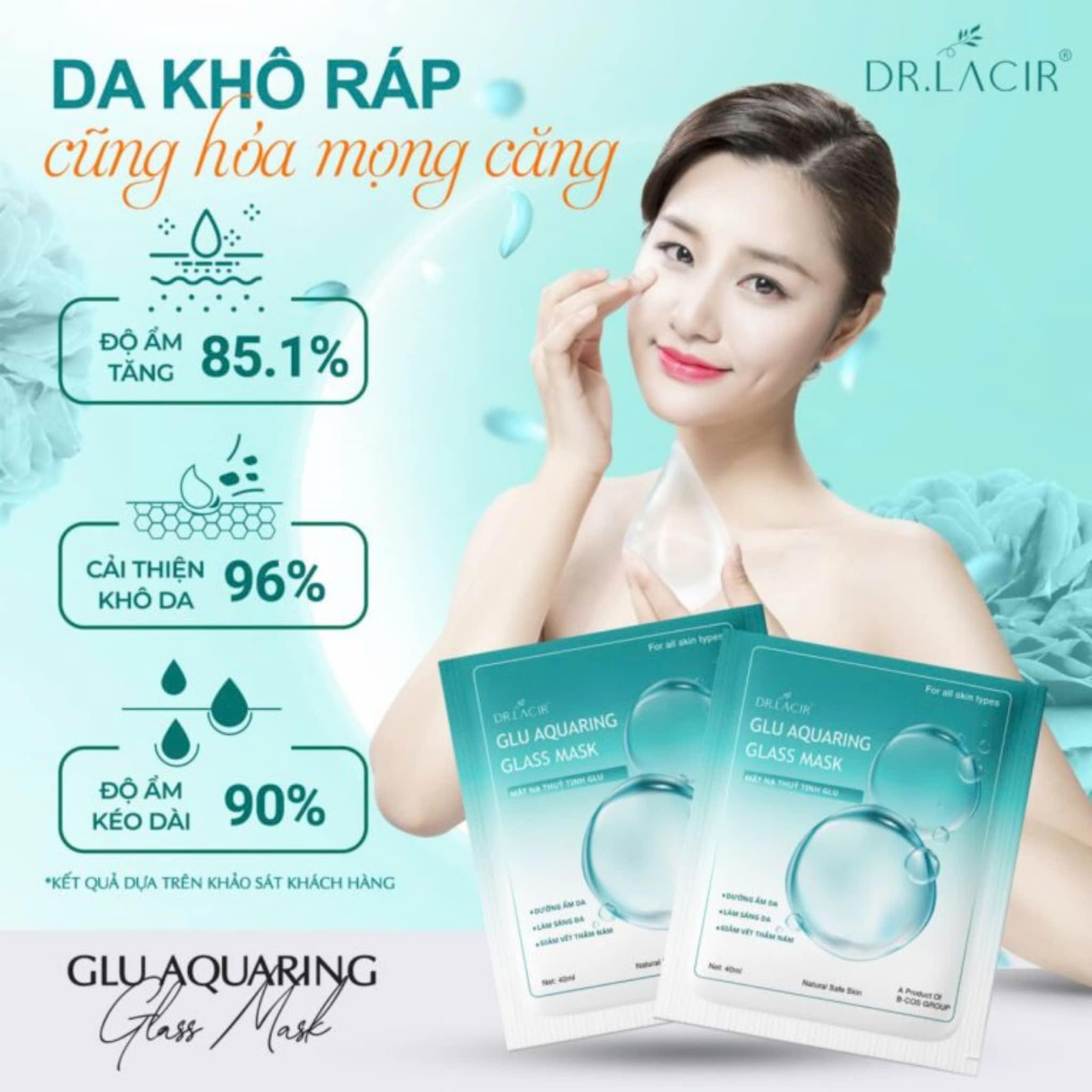 Mặt nạ thủy tinh Dr Lacir có đắp qua đêm không?